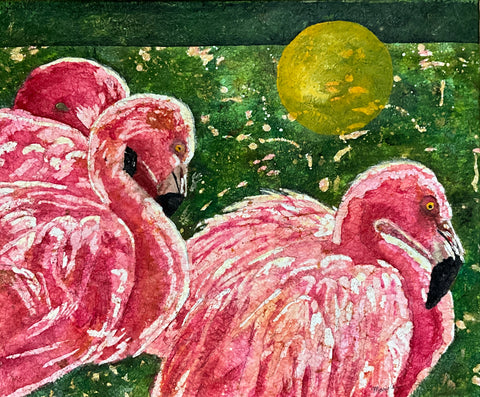 Dancing Flamingoes