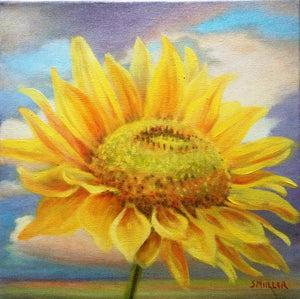 Transcendent Sunflower by Susan Miiller