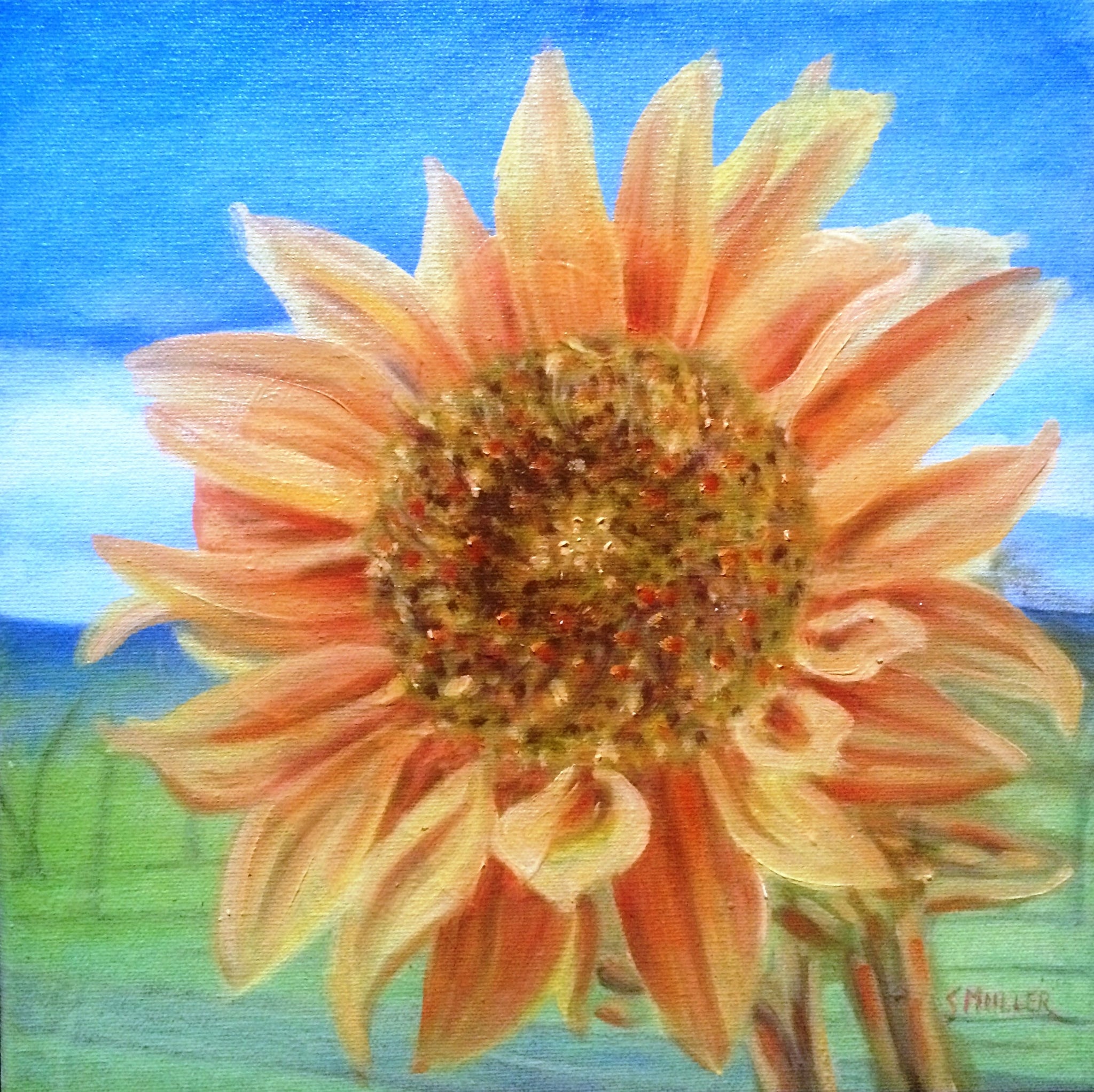 Luminous Sunflower by Susan Miiller