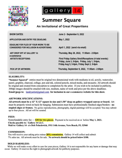 Summer Squared Artists Information 2022