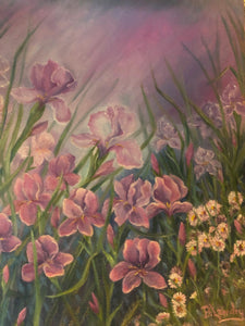 Irises in Bloom