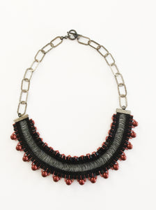 Bead Weaving Necklace (copper)