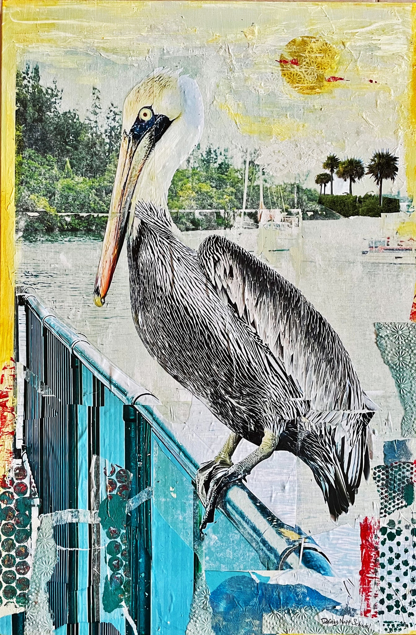Pelican Posing Perfectly - SOLD