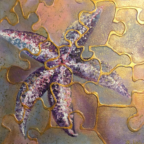 Sea Puzzle 1 by Barbara Landry
