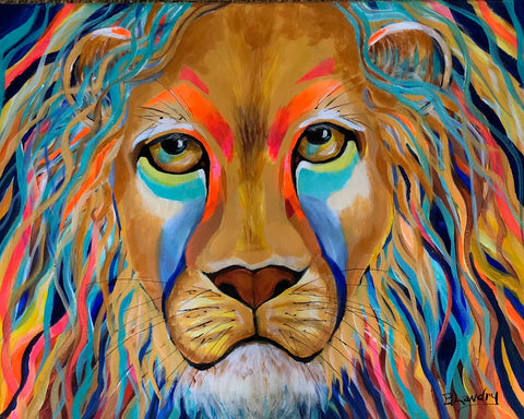 Stylized Lion - SOLD!