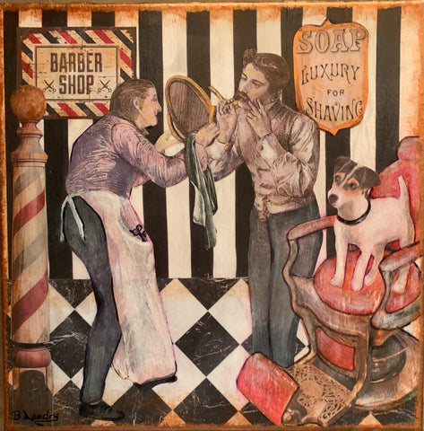 The Barber Shop by Barbara Landry