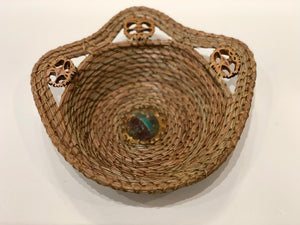 Pine Needle Woven Basket
